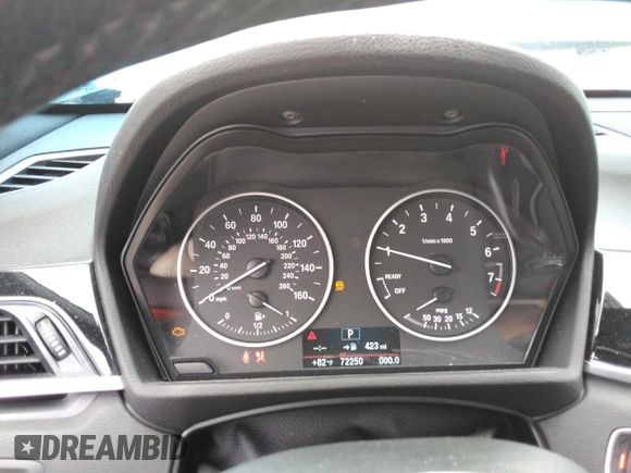 2018 BMW X1 xDrive28i with VIN WBXHT3C30J5K23793, listed as a Copart auction lot 42944555 with 72,250 mi miles and Salvage Title. Bid and sale history available at carsss.com. Image 9.
