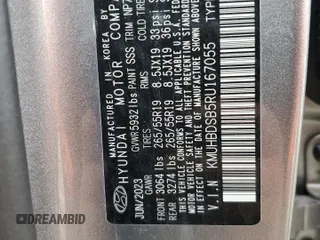 2024 Genesis GV80 with VIN KMUHBDSB5RU167055, listed as a Copart auction lot 52573955 with Not Provided miles and Salvage Title. Bid and sale history available at DreamBid. Image 13.