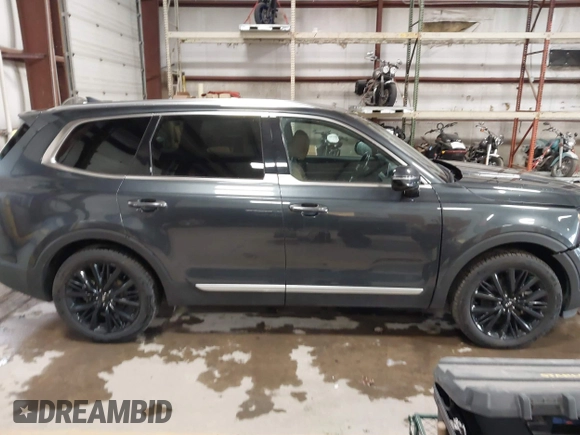 2021 Kia Telluride SX with VIN 5XYP5DHC3MG192018, listed as a IAAI auction lot 41864429 with 79,600 mi miles. Bid and sale history available at carsss.com. Image 14.