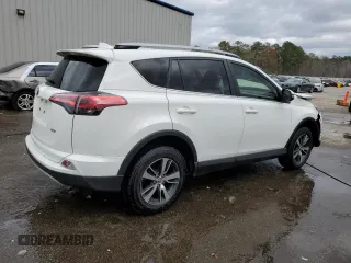 2018 Toyota RAV4 XLE with VIN JTMWFREV3JJ737450, listed as a Copart auction lot 50206255 with 7,805 mi miles and Salvage Title. Bid and sale history available at DreamBid. Image 3.