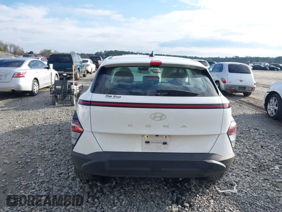 2024 Hyundai Kona SE with VIN KM8HA3ABXRU112114, listed as a IAAI auction lot 41640457 with 18,254 mi miles. Bid and sale history available at carsss.com. Image 16.