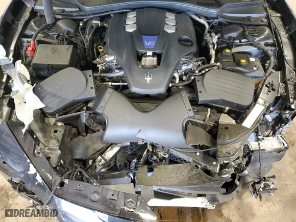 2019 Maserati Ghibli S Q4 GranSport with VIN ZAM57YTS5K1322347, listed as a Copart auction lot 55894284 with 34,048 mi miles and Salvage Title. Bid and sale history available at carsss.com. Image 11.