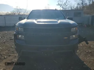 2022 Chevrolet Silverado 1500 Custom with VIN 1GCPYBEK9NZ127961, listed as a Copart auction lot 52880535 with 64,591 mi miles and Salvage Title. Bid and sale history available at DreamBid. Image 5.