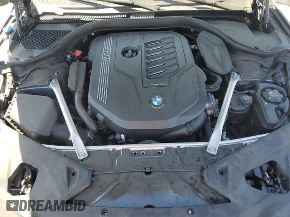 2024 BMW 8 Series 840i with VIN WBAGV2C08RCP97713, listed as a Copart auction lot 57355405 with 14,802 mi miles and Salvage title. Bid and sale history available at DreamBid. Image 11.