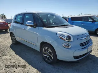 2014 FIAT 500L Lounge with VIN ZFBCFACH4EZ006747, listed as a Copart auction lot 48340385 with 103,409 mi miles and Salvage Title. Bid and sale history available at DreamBid. Image 4.