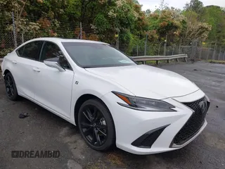 2024 Lexus ES 300h with VIN 58ABA1C13RU038476, listed as a IAAI auction lot 41994838 with 11,682 mi miles and . Bid and sale history available at DreamBid. Image 1.