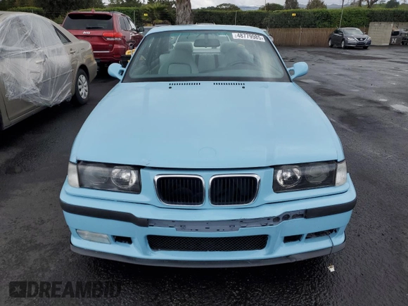 1998 BMW 3 Series M3 with VIN WBSBG9337WEY79709, listed as a Copart auction lot 48779985 with 75,010 mi miles and Salvage Title. Bid and sale history available at carsss.com. Image 5.