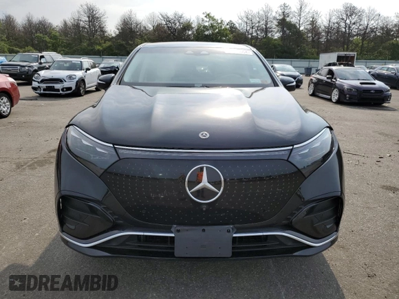 2023 Mercedes-Benz EQS with VIN 4JGDM4EB1PA001956, listed as a Copart auction lot 63513064 with 5,546 mi miles and Salvage Title. Bid and sale history available at carsss.com. Image 5.