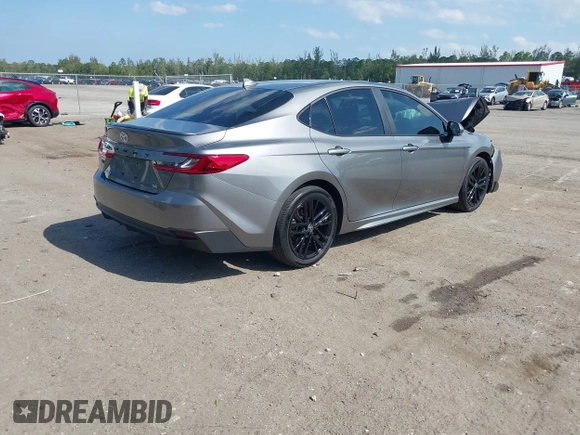 2025 Toyota Camry LE with VIN 4T1DAACK5SU539156, listed as a IAAI auction lot 42054268 with 5,705 mi miles and . Bid and sale history available at DreamBid. Image 4.