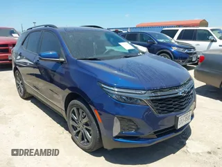 2023 Chevrolet Equinox RS with VIN 3GNAXMEG4PL179855, listed as a IAAI auction lot 42530429 with 23,918 mi miles and . Bid and sale history available at DreamBid. Image 1.