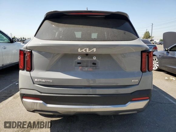 2024 Kia Sorento S with VIN 5XYRLDJC0RG270884, listed as a Copart auction lot 60683585 with 25,749 mi miles and Salvage title. Bid and sale history available at DreamBid. Image 6.