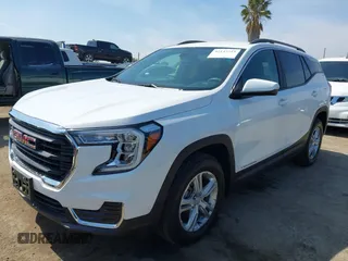 2023 GMC Terrain SLE with VIN 3GKALTEG0PL238404, listed as a IAAI auction lot 42143519 with 12,955 mi miles. Bid and sale history available at carsss.com. Image 18.