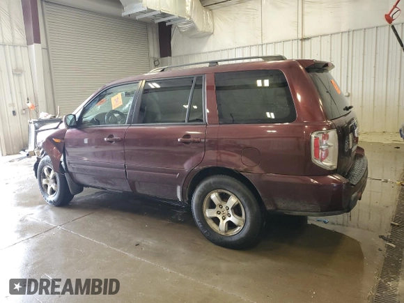 2007 Honda Pilot EX-L with VIN 2HKYF18547H535420, listed as a Copart auction lot 56931095 with 223,086 mi miles and Non repairable. Bid and sale history available at DreamBid. Image 2.