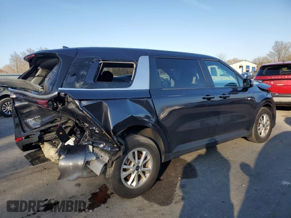 2023 Kia Carnival LX with VIN KNDNB4H39P6278991, listed as a Copart auction lot 84914294 with 25,101 mi miles and Salvage Title. Bid and sale history available at carsss.com. Image 3.