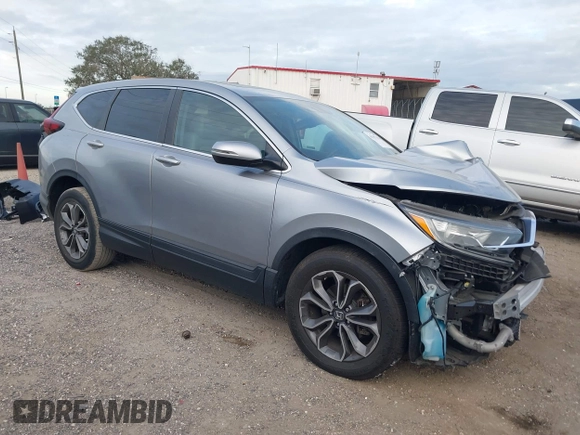 2020 Honda CR-V EX-L with VIN 5J6RW1H81LA008929, listed as a IAAI auction lot 41357426 with 42,322 mi miles and . Bid and sale history available at DreamBid. Image 1.