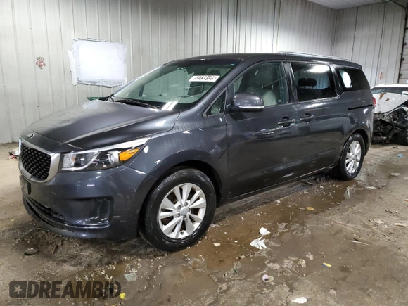 2015 Kia Sedona LX with VIN KNDMB5C16F6058875, listed as a Copart auction lot 52739125 with 117,207 mi miles and Clean Title. Bid and sale history available at DreamBid. Image 1.