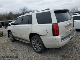 2015 Chevrolet Tahoe LTZ with VIN 1GNSCCKC5FR275738, listed as a Copart auction lot 46456045 with 175,606 mi miles and Salvage Title. Bid and sale history available at carsss.com. Image 2.