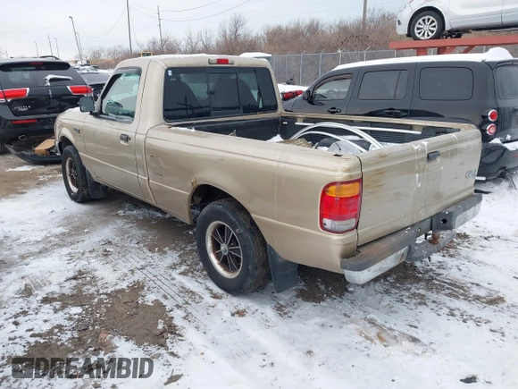 1999 Ford Ranger XL with VIN 1FTYR10V4XUB79205, listed as a IAAI auction lot 41311729 with 160,635 mi miles. Bid and sale history available at carsss.com. Image 3.