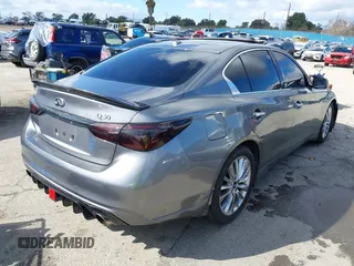 2019 Infiniti Q50 Luxe z VIN JN1EV7APXKM512617, wystawiony jako IAAI lot #41517907 z przebiegiem 46 619 mil mil oraz . Historia ofert i sprzedaży dostępna na DreamBid. Obrazek 4.