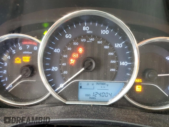 2016 Toyota Corolla L with VIN 5YFBURHE6GP413039, listed as a Copart auction lot 52572215 with 124,004 mi miles and Salvage title. Bid and sale history available at DreamBid. Image 9.