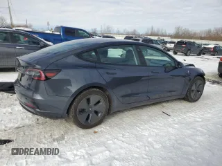 2023 Tesla Model 3 with VIN 5YJ3E1EA7PF417200, listed as a Copart auction lot 46475995 with 85,873 mi miles and Salvage Title. Bid and sale history available at DreamBid. Image 3.