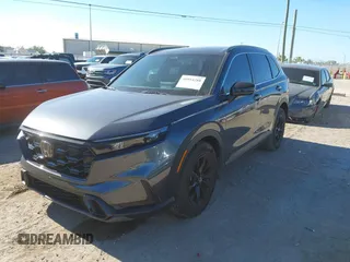2024 Honda CR-V Sport with VIN 7FARS5H55RE007558, listed as a IAAI auction lot 40954288 with 14,626 mi miles and . Bid and sale history available at DreamBid. Image 2.