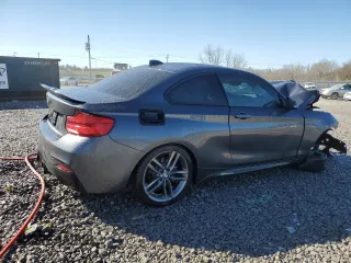 2018 BMW 2 Series 230i with VIN WBA2J1C56JVD09687, listed as a Copart auction lot 46861805 with 79,146 mi miles and Salvage Title. Bid and sale history available at carsss.com. Image 3.