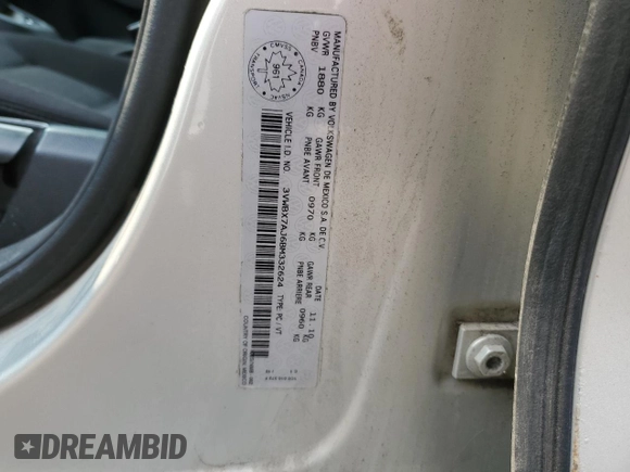 2011 Volkswagen Jetta SE с VIN 3VWBX7AJ6BM332624, выставлен на аукционе Copart как лот 58819165 с пробегом 201 685 миль миль и Чистый • Clean title. История ставок и продаж доступна на DreamBid. Изображение 12.