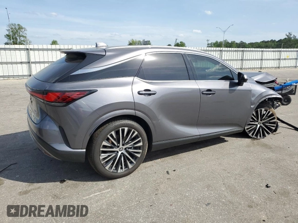 2023 Lexus RX 350 with VIN 2T2BAMCA3PC016786, listed as a Copart auction lot 53515625 with 21,721 mi miles and Salvage Title. Bid and sale history available at DreamBid. Image 3.