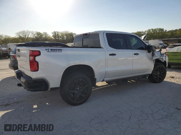 2022 Chevrolet Silverado 1500 LT Trail Boss with VIN 3GCUDFEL2NG661169, listed as a Copart auction lot 73760814 with Not Provided miles and Salvage Title. Bid and sale history available at DreamBid. Image 3.