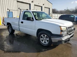 2006 Chevrolet Silverado 1500 Work Truck with VIN 3GCEC14X06G253088, listed as a Copart auction lot 43375235 with 239,459 mi miles and Salvage Title. Bid and sale history available at carsss.com. Image 4.