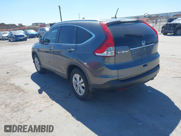 2013 Honda CR-V EX-L with VIN 2HKRM4H78DH610001, listed as a IAAI auction lot 41847397 with 98,239 mi miles. Bid and sale history available at carsss.com. Image 3.