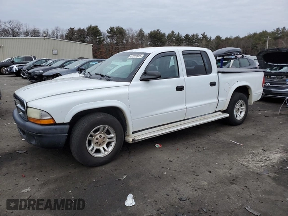 2003 Dodge Dakota Sport with VIN 1D7HL38X23S325843, listed as a Copart auction lot 47229595 with 248,467 mi miles and Salvage Title. Bid and sale history available at carsss.com. Image 1.