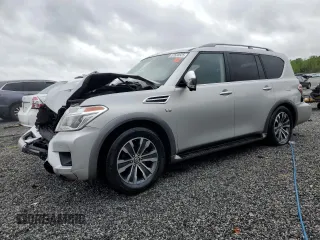 2020 Nissan Armada SV z VIN JN8AY2ND2LX017886, wystawiony jako Copart lot #51530525 z przebiegiem 169 740 mil mil oraz Szkoda całkowita • Salvage title. Historia ofert i sprzedaży dostępna na DreamBid. Obrazek 1.