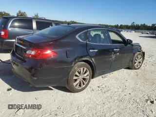 2012 Infiniti M37 with VIN JN1BY1AR3CM393352, listed as a Copart auction lot 76576554 with 228,800 mi miles and Salvage Title. Bid and sale history available at carsss.com. Image 3.