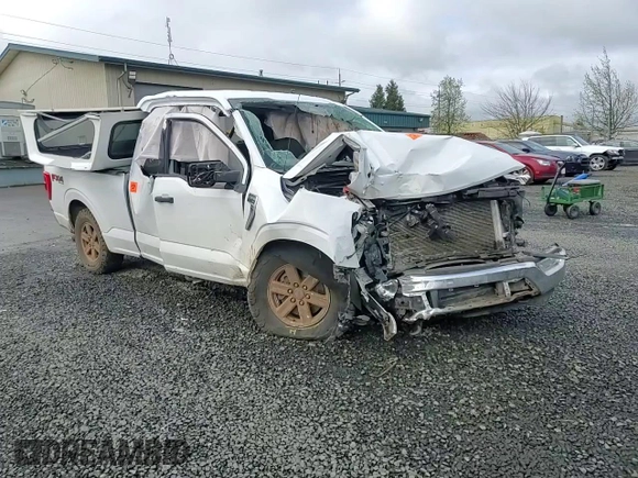 2021 Ford F-150 XL with VIN 1FTFX1E87MFB10721, listed as a Copart auction lot 52588485 with Not provided miles and Non repairable. Bid and sale history available at DreamBid. Image 11.