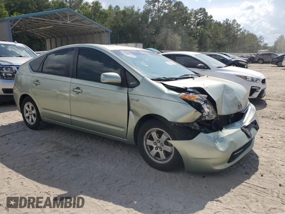 2008 Toyota Prius with VIN JTDKB20U983440844, listed as a Copart auction lot 54329255 with 123,492 mi miles and Salvage Title. Bid and sale history available at DreamBid. Image 4.