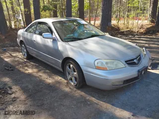 2002 Acura CL Type S with VIN 19UYA42632A001263, listed as a IAAI auction lot 41983091 with 1 mi miles. Bid and sale history available at carsss.com. Image 1.