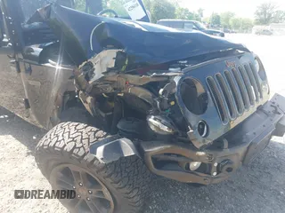 2016 Jeep Wrangler Unlimited Sahara with VIN 1C4BJWEG8GL253803, listed as a IAAI auction lot 42296118 with 163,463 mi miles and . Bid and sale history available at DreamBid. Image 6.