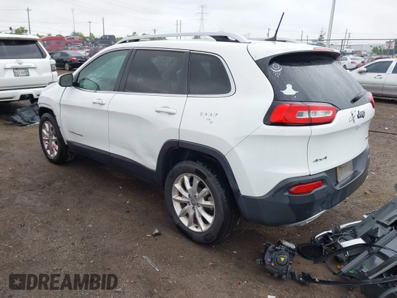2017 Jeep Cherokee High Altitude z VIN 1C4PJMDSXHW567338, wystawiony jako IAAI lot #42330760 z przebiegiem 52 590 mil mil oraz . Historia ofert i sprzedaży dostępna na DreamBid. Obrazek 3.