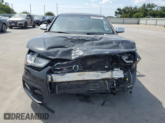 2015 Audi S4 Premium Plus with VIN WAUDGAFL2FA121746, listed as a Copart auction lot 60754044 with 124,848 mi miles and Salvage Title. Bid and sale history available at carsss.com. Image 5.