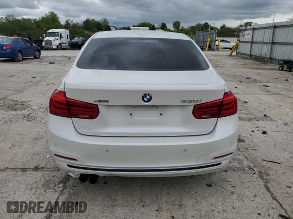 2017 BMW 3 Series 330i xDrive with VIN WBA8D9G5XHNT91599, listed as a Copart auction lot 55810245 with 88,250 mi miles and Salvage title. Bid and sale history available at DreamBid. Image 6.