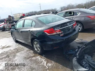 2014 Honda Civic Sedan LX with VIN 2HGFB2F55EH540032, listed as a IAAI auction lot 41458693 with 167,549 mi miles. Bid and sale history available at carsss.com. Image 3.