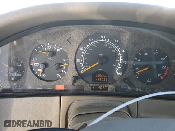 1998 Mercedes-Benz S-Class with VIN WDBGA43G3WA400616, listed as a Copart auction lot 85634654 with 226,066 mi miles and Clean Title. Bid and sale history available at carsss.com. Image 9.