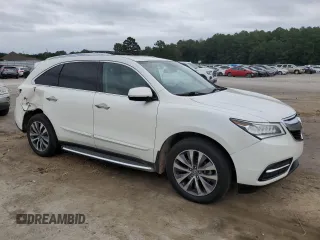 2015 Acura MDX Tech Pkg with VIN 5FRYD3H40FB002968, listed as a Copart auction lot 71251964 with 170,831 mi miles and Salvage Title. Bid and sale history available at carsss.com. Image 4.