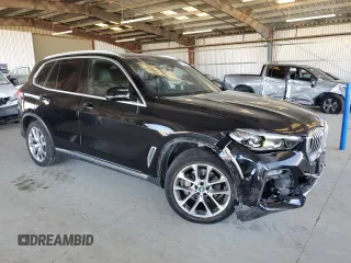 2020 BMW X5 xDrive40i with VIN 5UXCR6C01L9C81731, listed as a Copart auction lot 61017435 with 51,190 mi miles and Salvage title. Bid and sale history available at DreamBid. Image 4.
