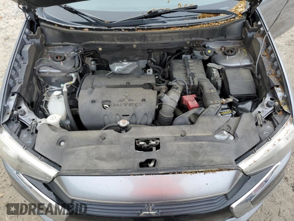 2017 Mitsubishi Outlander ES with VIN JA4AR3AU7HZ038405, listed as a Copart auction lot 58776075 with 172,089 mi miles and Salvage title. Bid and sale history available at DreamBid. Image 12.