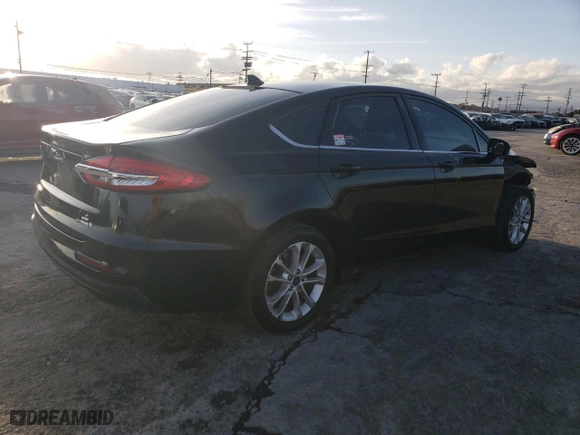 2019 Ford Fusion Hybrid SE with VIN 3FA6P0LU2KR236825, listed as a Copart auction lot 44647785 with 185,406 mi miles and Salvage Title. Bid and sale history available at carsss.com. Image 3.
