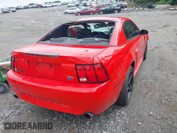 2002 Ford Mustang GT Deluxe with VIN 1FAFP42X52F183277, listed as a IAAI auction lot 42483076 with Not provided miles and . Bid and sale history available at DreamBid. Image 4.