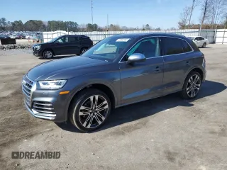 2020 Audi SQ5 Premium Plus with VIN WA1B4AFY8L2009208, listed as a Copart auction lot 43096164 with 63,434 mi miles and . Bid and sale history available at DreamBid. Image 1.